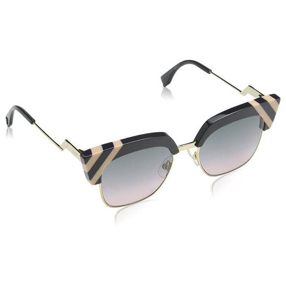 Fendi FF0241/S KB7 GREY Pink Cat-Eye Sunglasses - Picture 3 of 5
